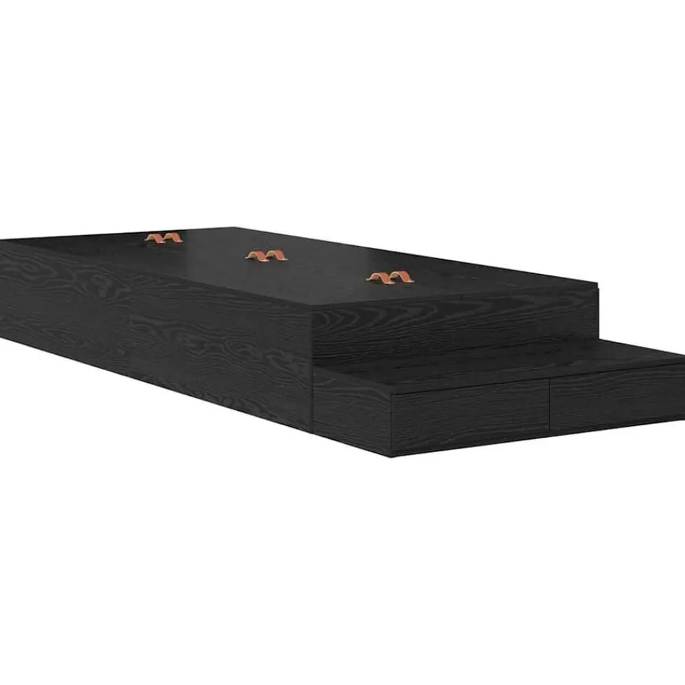 vidaXL Camas Y Accesorios-Cama con almacenamiento 80 cm Madera contrachapada