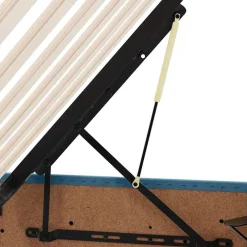 vidaXL Cama con almacenamiento 90 x 200 cm Terciopelo Azul oscuro Online