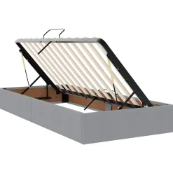 vidaXL Camas Y Accesorios-Cama con almacenamiento 180 x 200 cm Cuero sintético