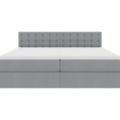 vidaXL Camas Y Accesorios-Cama con almacenamiento 180 x 200 cm Cuero sintético
