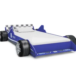 Niños vidaXL Mobiliario Para Bebés Y Niños Pequeños-Cama con forma de coche de carreras para niños 90x200 cm