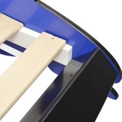 Niños vidaXL Mobiliario Para Bebés Y Niños Pequeños-Cama con forma de coche de carreras para niños 90x200 cm