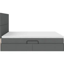 vidaXL Conjuntos De Muebles-Cama con tira de luces LED 180 x 200 cm tela