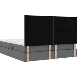 vidaXL Conjuntos De Muebles-Cama con tira de luces LED 180 x 200 cm tela