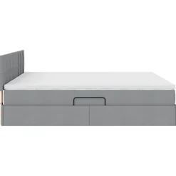 vidaXL Conjuntos De Muebles-Cama con tira de luces LED 180 x 200 cm tela