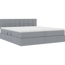 vidaXL Conjuntos De Muebles-Cama con tira de luces LED 180 x 200 cm tela