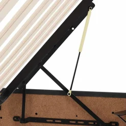 vidaXL Conjuntos De Muebles-Cama con tiras LED con cabecera 180 x 200 cm Terciopelo