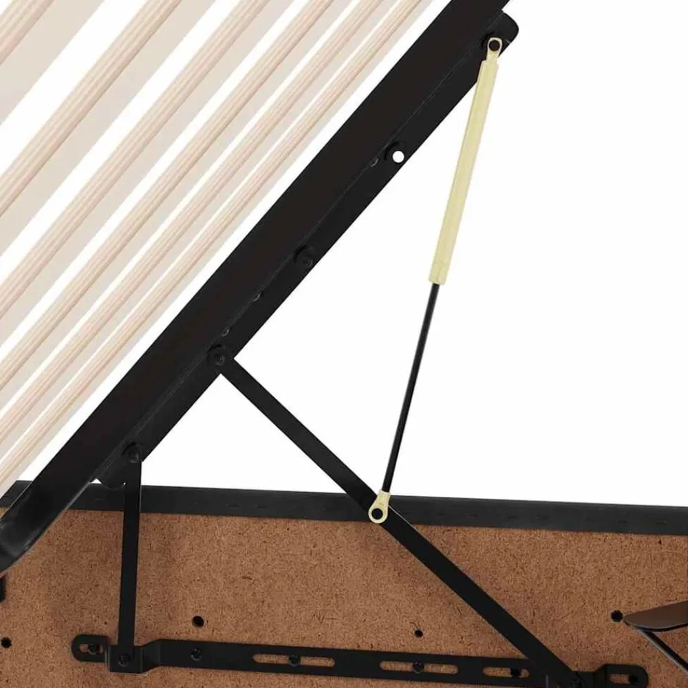 vidaXL Conjuntos De Muebles-Cama con tiras LED con cabecera 180 x 200 cm Terciopelo