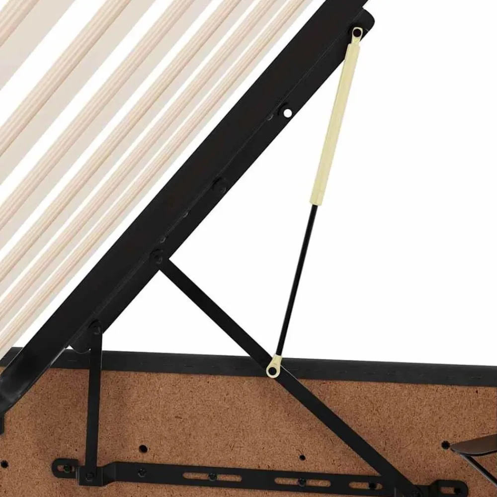 vidaXL Conjuntos De Muebles-Cama con tiras LED con cabecera 180 x 200 cm Terciopelo