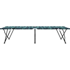 vidaXL Actividades Al Aire Libre-Cama de Camping Plegable Bosque 206 x 76 x 74 cm Oxford y acero