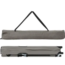 vidaXL Actividades Al Aire Libre-Cama de Camping Plegable 206 x 76 x 74 cm Oxford y acero