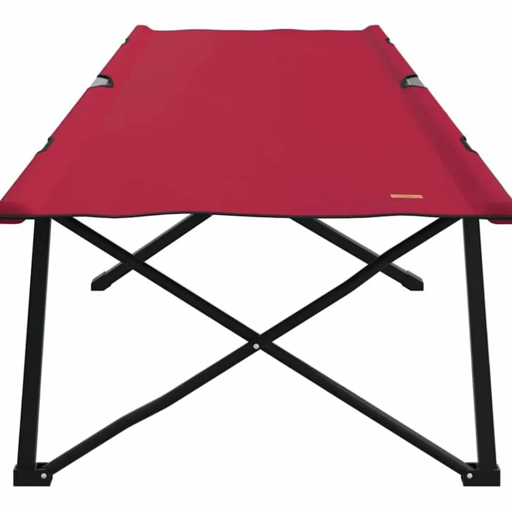vidaXL Actividades Al Aire Libre-Cama de Camping Plegable 206 x 76 x 74 cm Oxford y acero