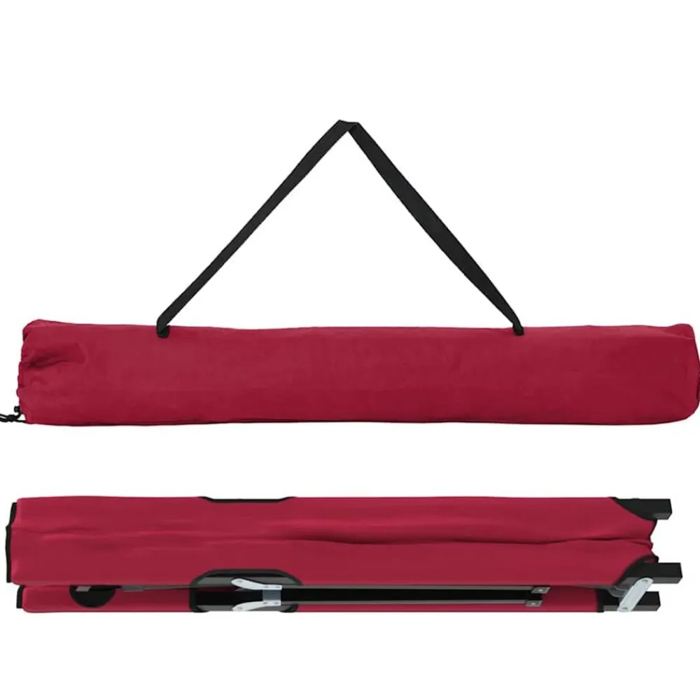 vidaXL Actividades Al Aire Libre-Cama de Camping Plegable 206 x 76 x 74 cm Oxford y acero