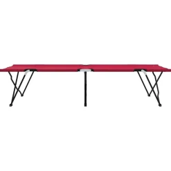vidaXL Actividades Al Aire Libre-Cama de Camping Plegable 206 x 76 x 74 cm Oxford y acero