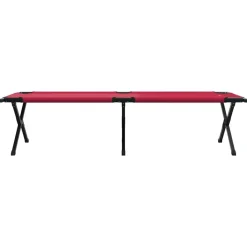 vidaXL Cama de Camping Plegable 193 x 69 x 45 cm Tela Oxford Rojo Best