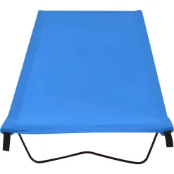 vidaXL Actividades Al Aire Libre-Cama de camping tela Oxford y acero 180x60x19 cm