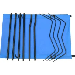 vidaXL Actividades Al Aire Libre-Cama de camping tela Oxford y acero 180x60x19 cm