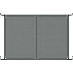 vidaXL Cama elevada para perros 150x90x20 cm textilene y acero Gris Best
