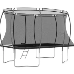 vidaXL Estructuras Para Juegos Al Aire Libre-Cama elástica rectangular 335x244x90 cm 150 kg