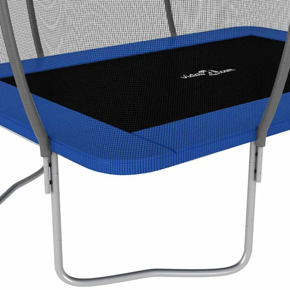 vidaXL Cama elástica rectangular 274x183x76 cm 150 kg Azul Hot