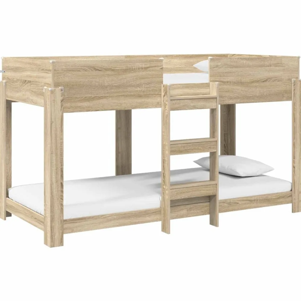 vidaXL Cama Litera para Niños 100 x 200 cm Roble Sonoma Clearance