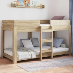 vidaXL Cama Litera para Niños 100 x 200 cm Roble Sonoma Clearance
