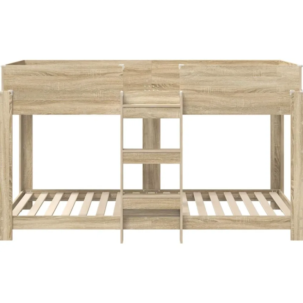 vidaXL Cama Litera para Niños 100 x 200 cm Roble Sonoma Clearance