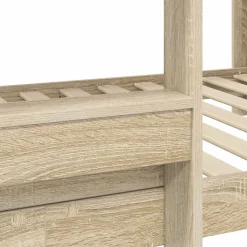 vidaXL Cama Litera para Niños 100 x 200 cm Roble Sonoma Clearance