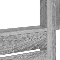 vidaXL Cama Litera para Niños con colchón 100 x 200 cm Gris sonoma Online