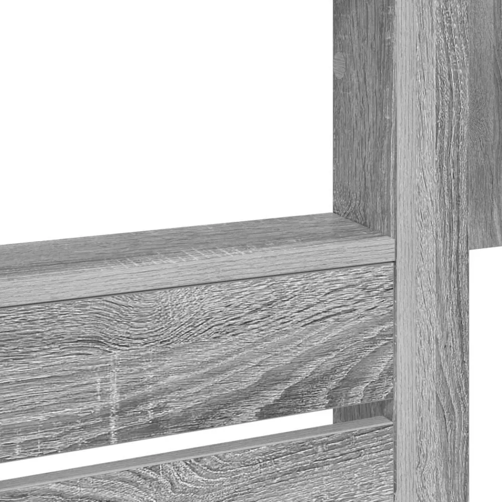 vidaXL Cama Litera para Niños con colchón 100 x 200 cm Gris sonoma Online