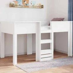 vidaXL Camas Y Accesorios-Cama Litera para Niños 100 x 200 cm Madera de ingeniería