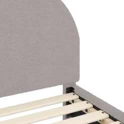 vidaXL Cama para niños con cabecero 80 x 160 cm Gris claro Clearance