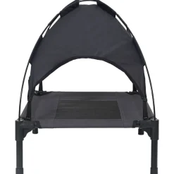 vidaXL Cama para perro Manual 62 x 48 x 61 cm Acero Negro Discount