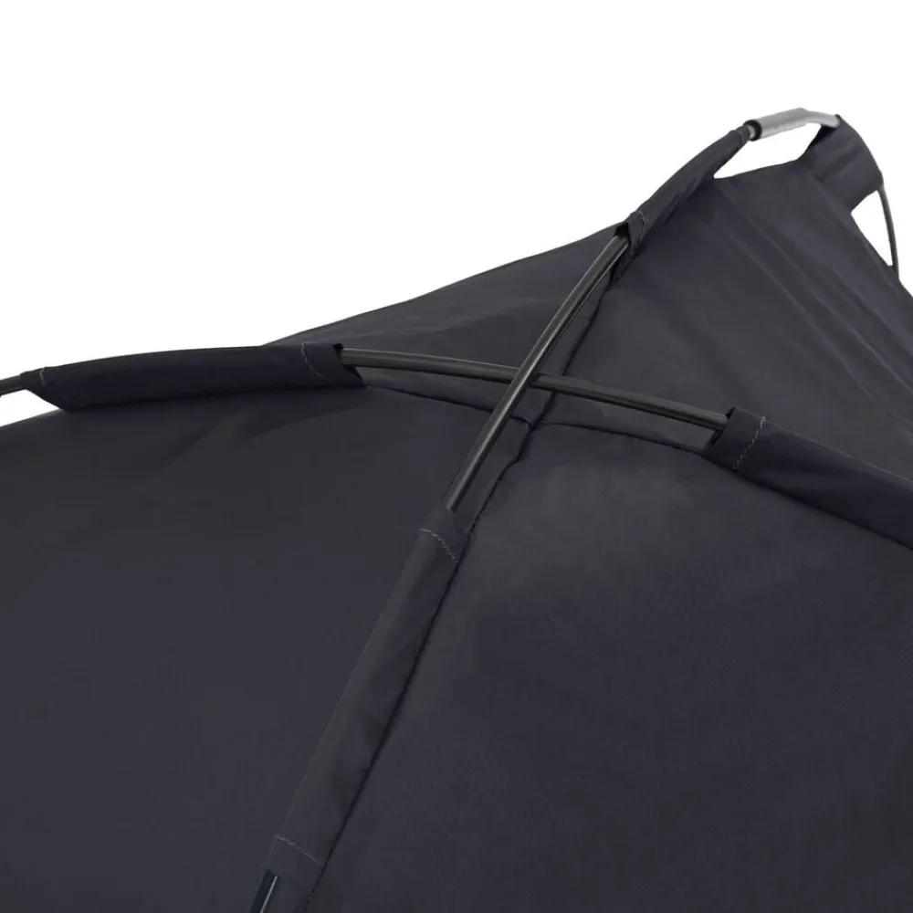 vidaXL Cama para perro Manual 62 x 48 x 61 cm Acero Negro Discount