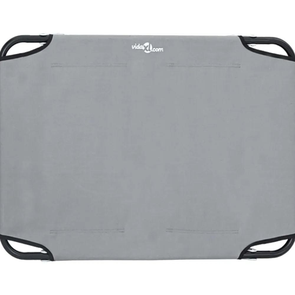 vidaXL Productos Para Mascotas-Cama para perro Manual 70 x 46 x 18 cm Acero