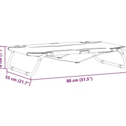 vidaXL Productos Para Mascotas-Cama para perro Manual 80 x 55 x 18 cm Acero