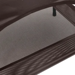 vidaXL Cama para perro Manual Marrón 63 x 49,5 x 60 cm Acero Marrón