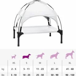 vidaXL Productos Para Mascotas-Cama para perro Manual 63 x 49,5 x 60 cm Acero