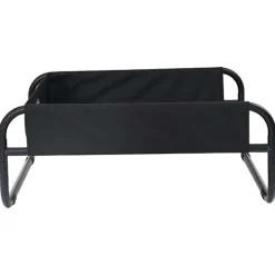 vidaXL Cama para perro Manual 75 x 75 x 30 cm Acero Negro Hot