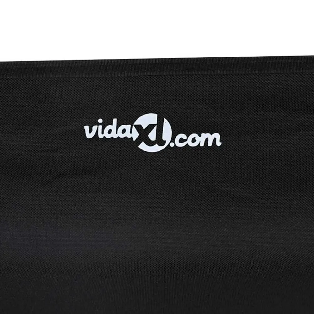 vidaXL Cama para perro Manual 75 x 75 x 30 cm Acero Negro Hot