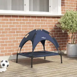 vidaXL Productos Para Mascotas-Cama para perro Manual 63 x 49,5 x 60 cm Acero