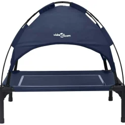 vidaXL Productos Para Mascotas-Cama para perro Manual 63 x 49,5 x 60 cm Acero