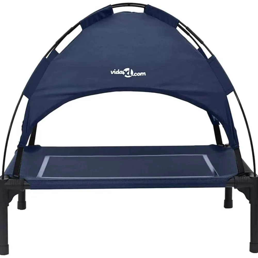 vidaXL Productos Para Mascotas-Cama para perro Manual 63 x 49,5 x 60 cm Acero