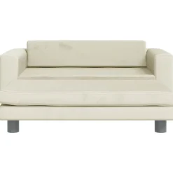 vidaXL Productos Para Mascotas-Cama para perros con extensión terciopelo 100x50x30 cm