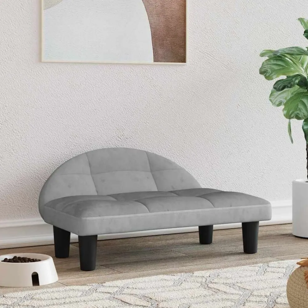 vidaXL Productos Para Mascotas-Cama para perros de terciopelo 70x52x30 cm