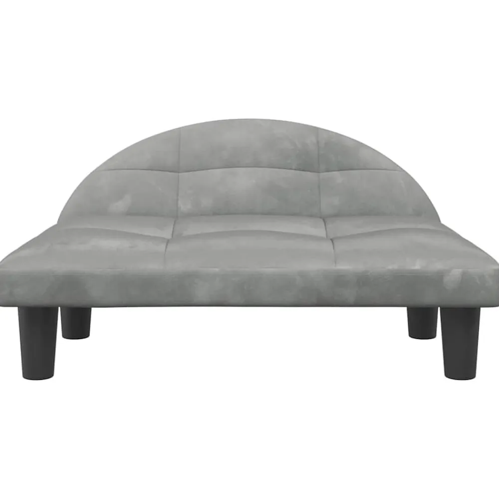 vidaXL Productos Para Mascotas-Cama para perros de terciopelo 70x52x30 cm