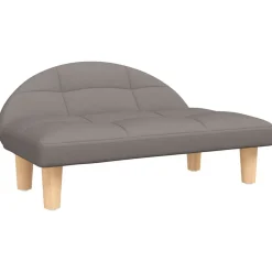 vidaXL Cama para perros de tela gris taupe 70x52x30 cm Taupé Outlet