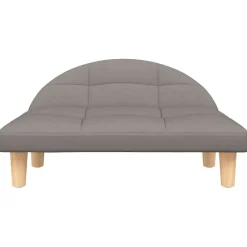 vidaXL Cama para perros de tela gris taupe 70x52x30 cm Taupé Outlet