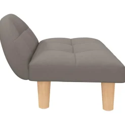 vidaXL Cama para perros de tela gris taupe 70x52x30 cm Taupé Outlet