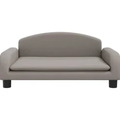 vidaXL Cama para perros de tela gris 70x45x30 cm Taupé New